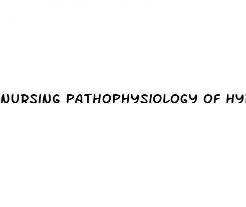 nursing pathophysiology of hypertension