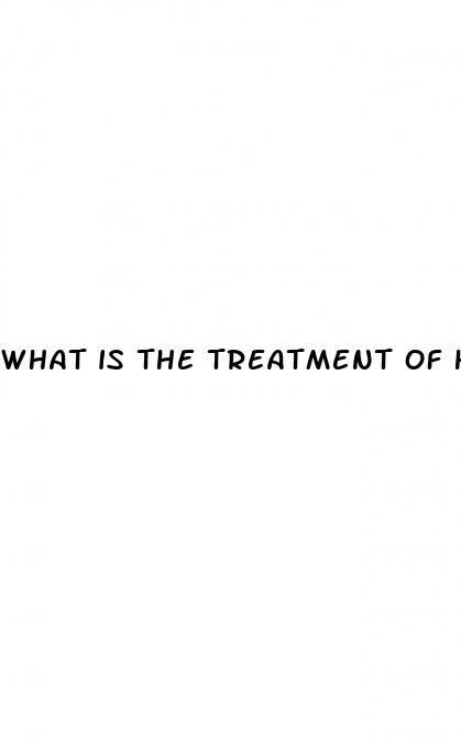 what is the treatment of hypertension