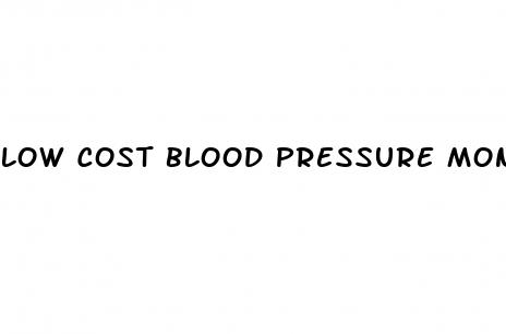 low cost blood pressure monitor