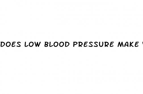 does low blood pressure make you cold all the time