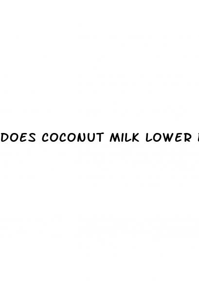 does coconut milk lower blood pressure