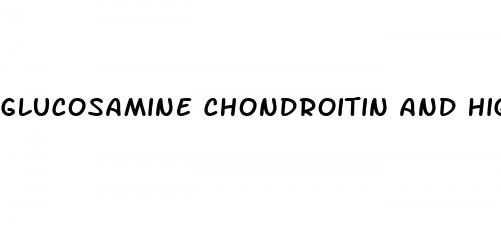 glucosamine chondroitin and high blood pressure