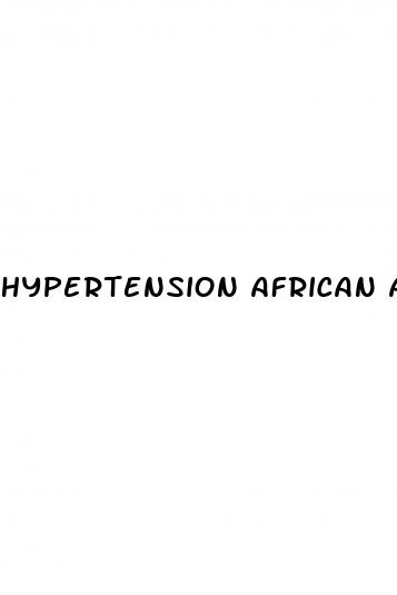 hypertension african american treatment