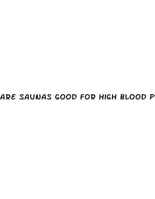 are saunas good for high blood pressure