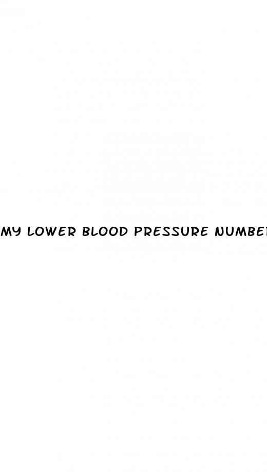 my lower blood pressure number is high