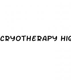 cryotherapy high blood pressure