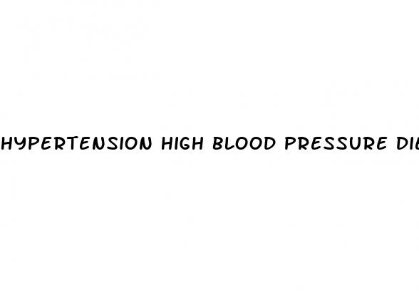 hypertension high blood pressure diet menu