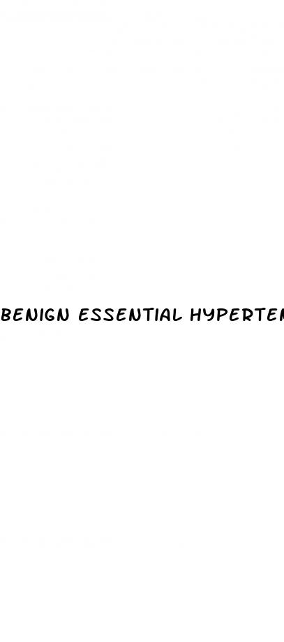 benign essential hypertension icd 10 code