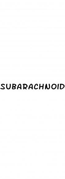 subarachnoid hemorrhage and hypertension