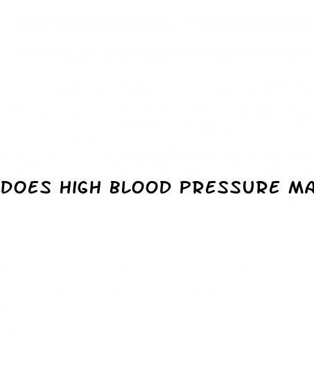 does high blood pressure make you pass out