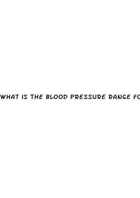 what is the blood pressure range for hypertension