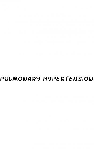 pulmonary hypertension what is it
