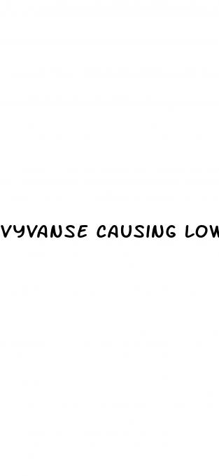 vyvanse causing low blood pressure
