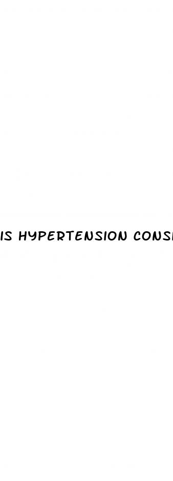 is hypertension considered a pre existing condition