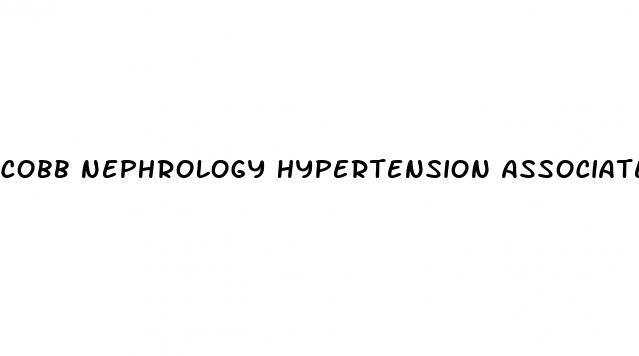 cobb nephrology hypertension associates