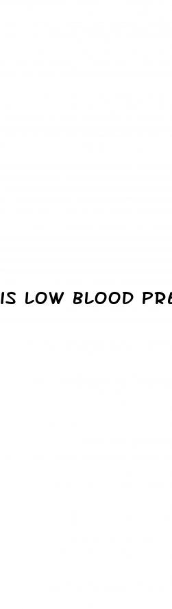is low blood pressure a sign of depression