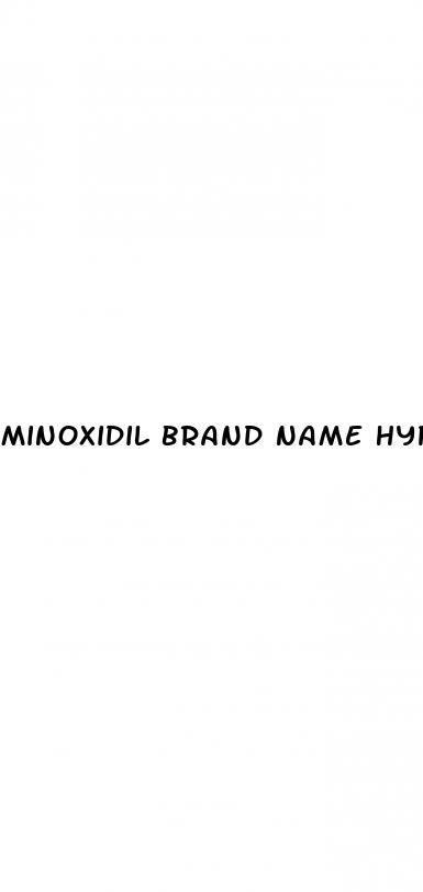 minoxidil brand name hypertension