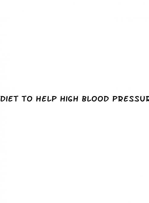 diet to help high blood pressure