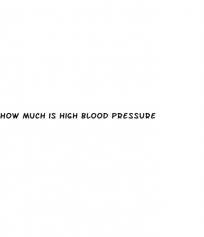 how much is high blood pressure