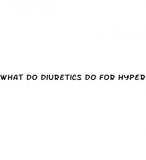 what do diuretics do for hypertension