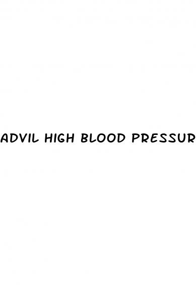 advil high blood pressure side effect