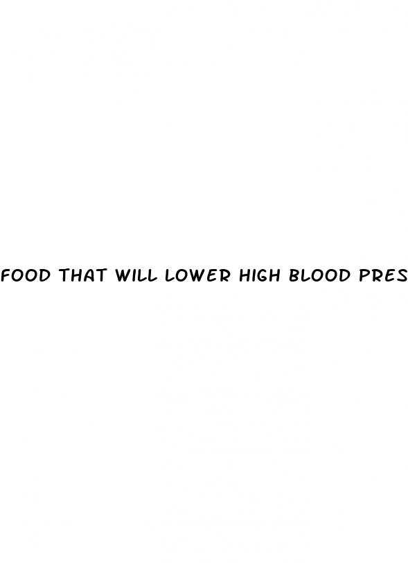 food that will lower high blood pressure
