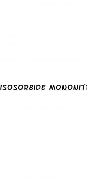 isosorbide mononitrate low blood pressure