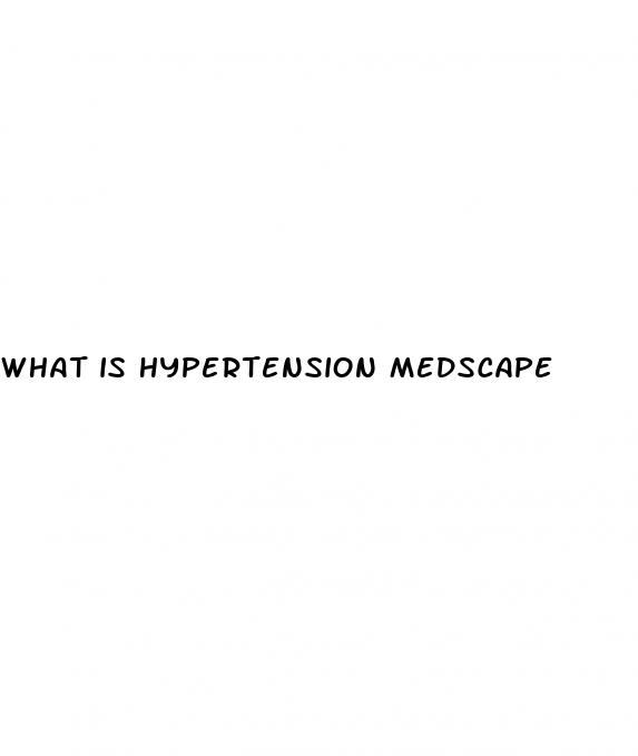 what is hypertension medscape
