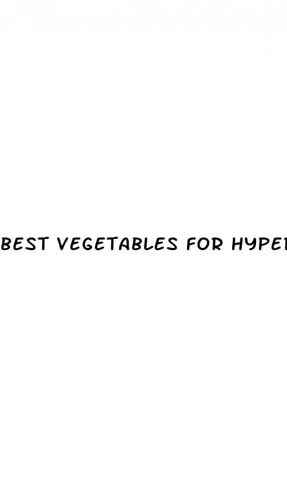 best vegetables for hypertension