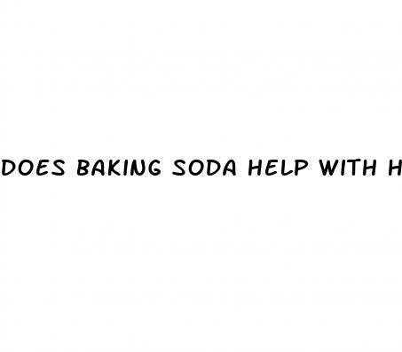does baking soda help with high blood pressure