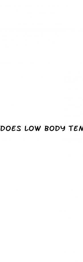 does low body temperature cause high blood pressure