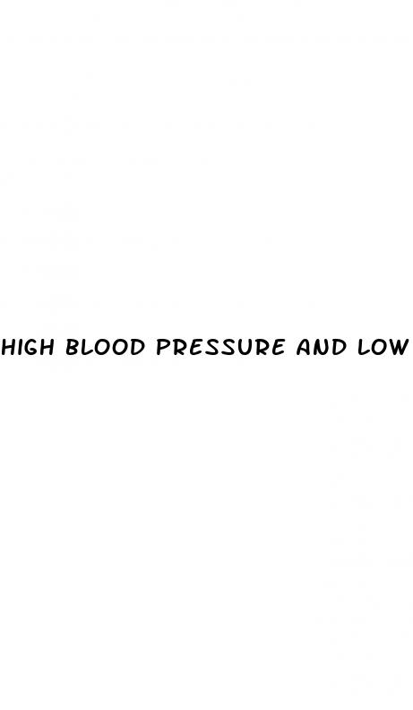 high blood pressure and low sodium levels