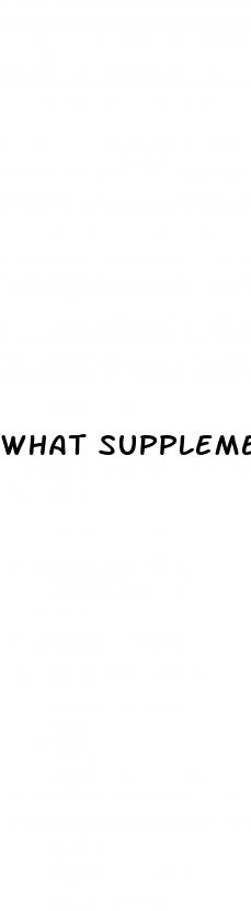 what supplement is good for low blood pressure