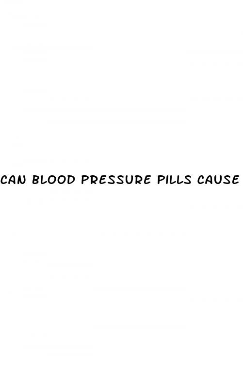 can blood pressure pills cause diarrhea