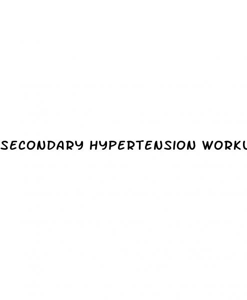secondary hypertension workup aafp