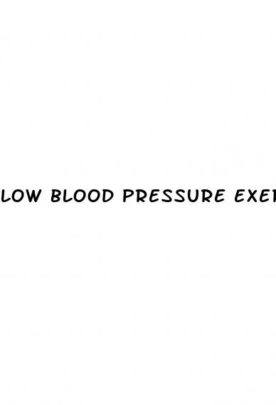 low blood pressure exercise contraindications