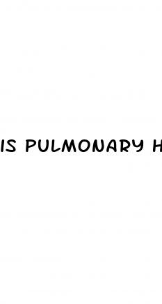 is pulmonary hypertension the same as essential hypertension