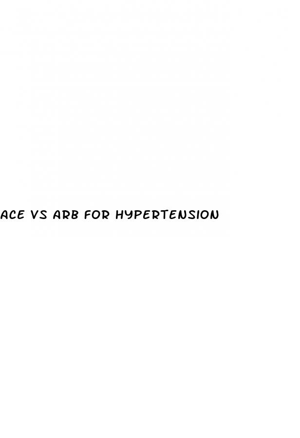 ace vs arb for hypertension