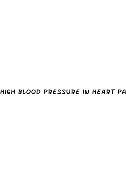 high blood pressure in heart patients
