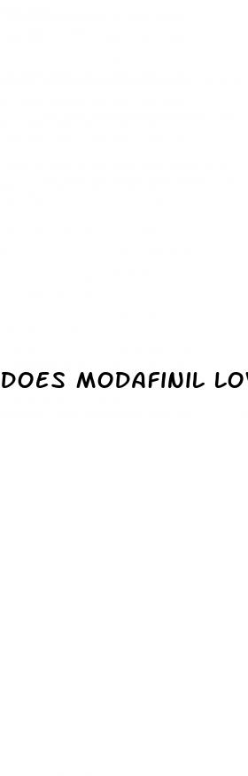 does modafinil lower blood pressure