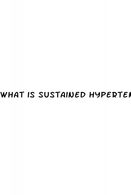 what is sustained hypertension
