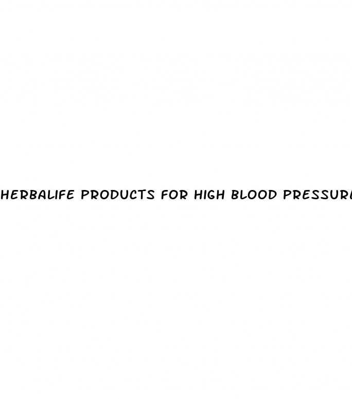 herbalife products for high blood pressure
