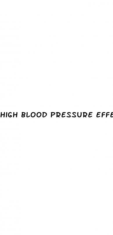 high blood pressure effects erectile dysfunction