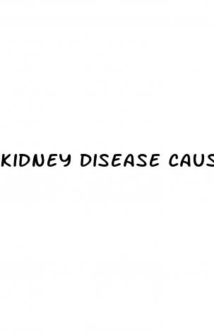 kidney disease cause high blood pressure