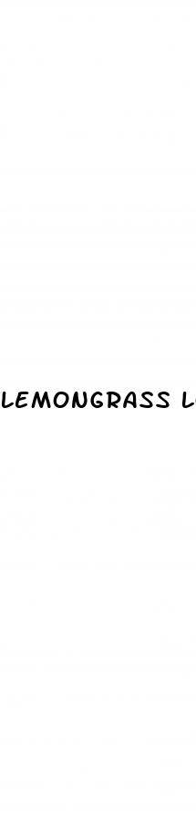 lemongrass lower blood pressure