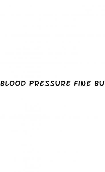 blood pressure fine but pulse high