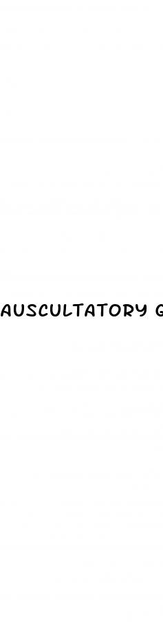 auscultatory gap in hypertension
