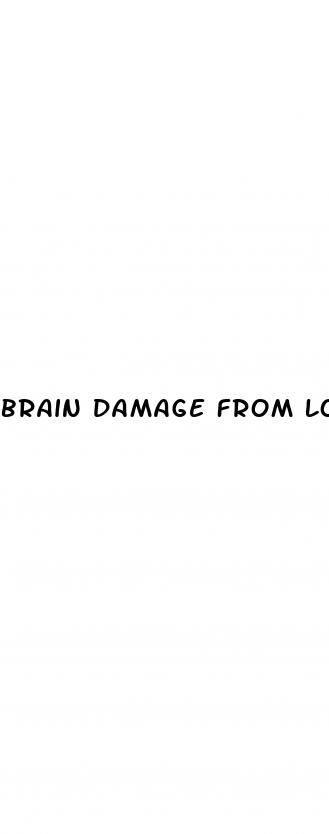 brain damage from low blood pressure