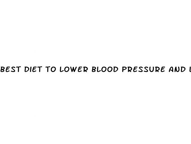 best diet to lower blood pressure and lose weight