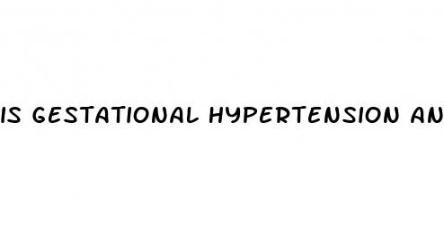 is gestational hypertension and pih the same